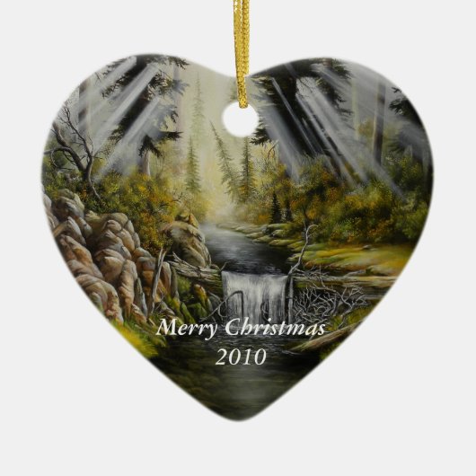 Weihnachtsschmuck mit Malerei (Vorne)