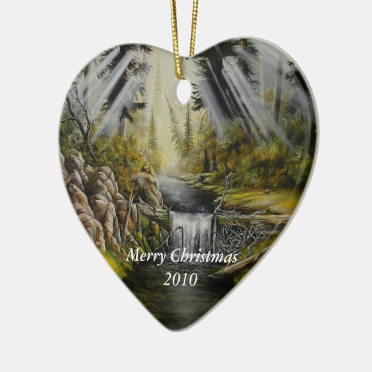 Weihnachtsschmuck mit Malerei (Links)