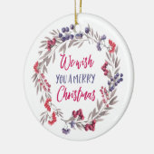 Weihnachtsschmuck mit personalisiertem Foto (Links)