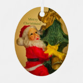 Weihnachtsschmuck mit Personalisiertem Wunsch (Vorderseite)