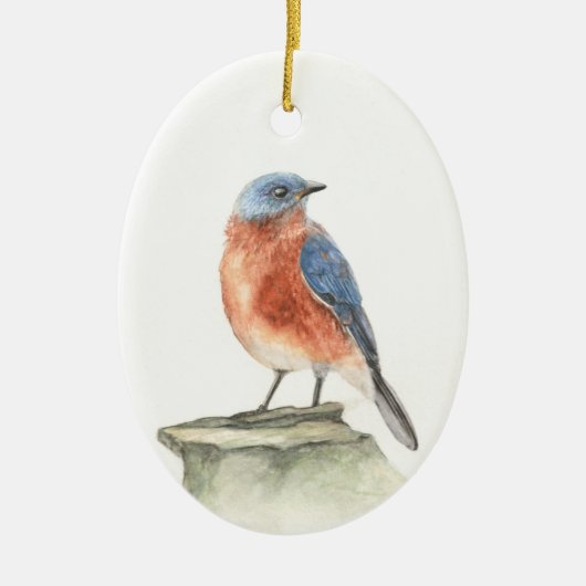 Weihnachtsschmuck mit Robin Painting (Vorne)