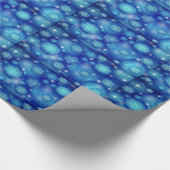 Weihnachtsschmuck mit Schnee Geschenkpapier (Ecke)
