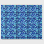 Weihnachtsschmuck mit Schnee Geschenkpapier (Flach)