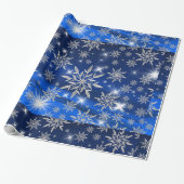 Weihnachtsschmuck mit Schnee Geschenkpapier (Ungerollt)