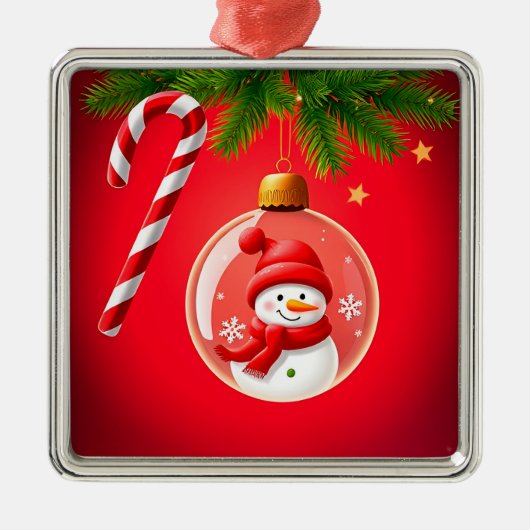 Weihnachtsschmuck mit Snowman (Vorne)