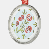 Weihnachtsschmuck mit ungarischer Volkskunst (Links)