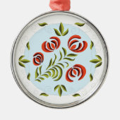 Weihnachtsschmuck mit ungarischer Volkskunst (Vorne)