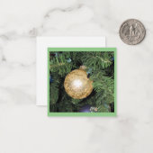 Weihnachtsschmuck Mitteilungskarten (Vorderseite/Rückseite Beispiel)