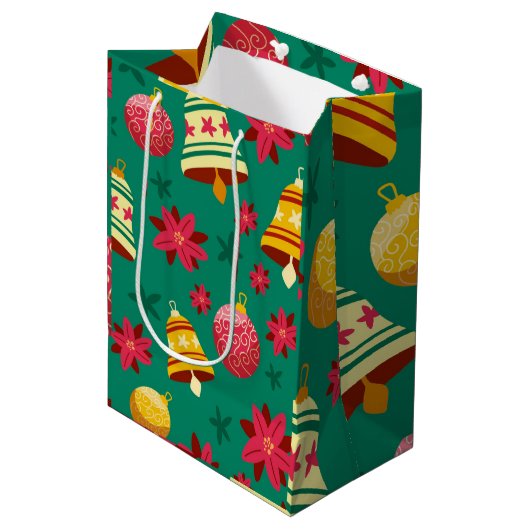 Weihnachtsschmuck Mittlere Geschenktüte (Vorderseite Schrägansicht)