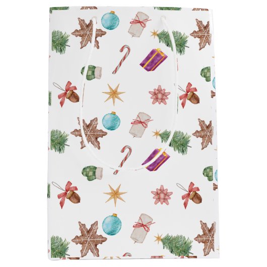 Weihnachtsschmuck Mittlere Geschenktüte (Vorderseite)