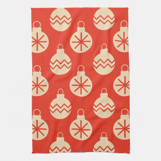 Weihnachtsschmuck Moderne Geschirrtuch (Vertikal)