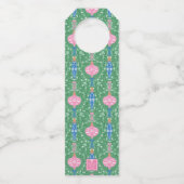 Weihnachtsschmuck Monogram Flaschenanhänger (Rückseite)