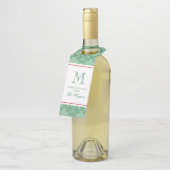 Weihnachtsschmuck Monogram Flaschenanhänger (Angewinkelt)