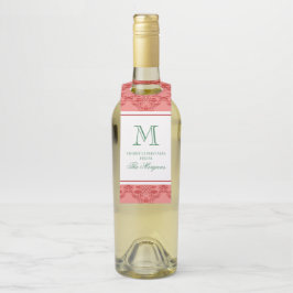 Weihnachtsschmuck Monogram Flaschenanhänger