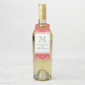 Weihnachtsschmuck Monogram Flaschenanhänger (Auf Flasche)