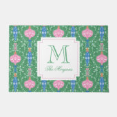 Weihnachtsschmuck Monogram Fußmatte (Vorderseite)