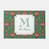Weihnachtsschmuck Monogram Fußmatte (Vorderseite)