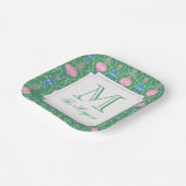 Weihnachtsschmuck Monogram Pappteller (Gewinkelt)