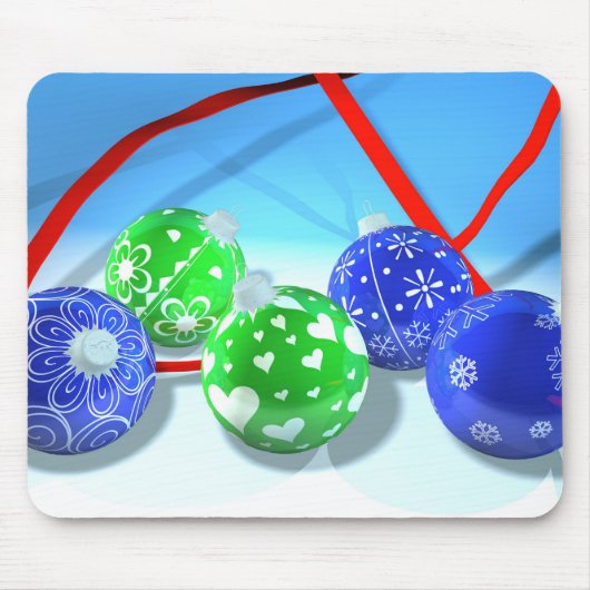 Weihnachtsschmuck Mousepad (Vorne)