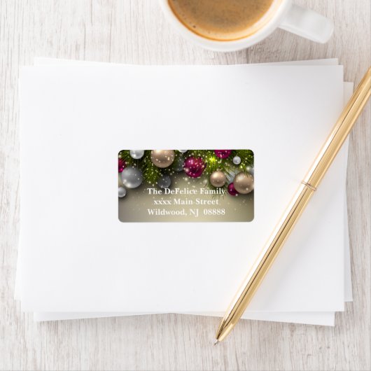 Weihnachtsschmuck - Multi Adressaufkleber (Insitu)