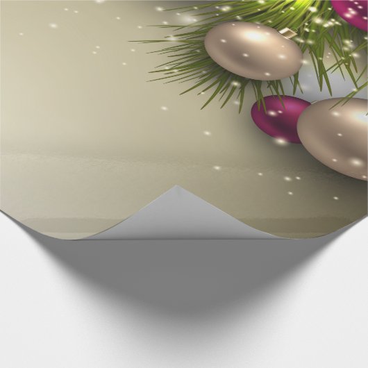 Weihnachtsschmuck - Multi Geschenkpapier (Ecke)