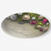 Weihnachtsschmuck - Multi Pappteller (Schrägansicht)