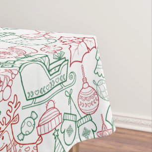 Weihnachtsschmuck Muster 02 Tischdecke