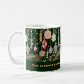 Weihnachtsschmuck Muster Familienfest Winter Kaffeetasse (Links)