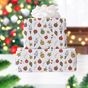 Weihnachtsschmuck Muster Geschenkpapier