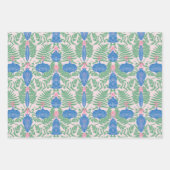 Weihnachtsschmuck Muster Geschenkpapier Set (Vorderseite)