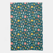 Weihnachtsschmuck Muster Geschirrtuch (Vertikal)