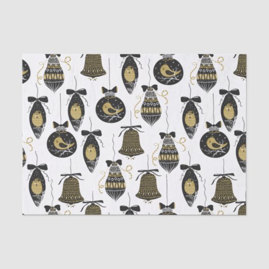 Weihnachtsschmuck Muster Gewebe Papier (Vorderseite)