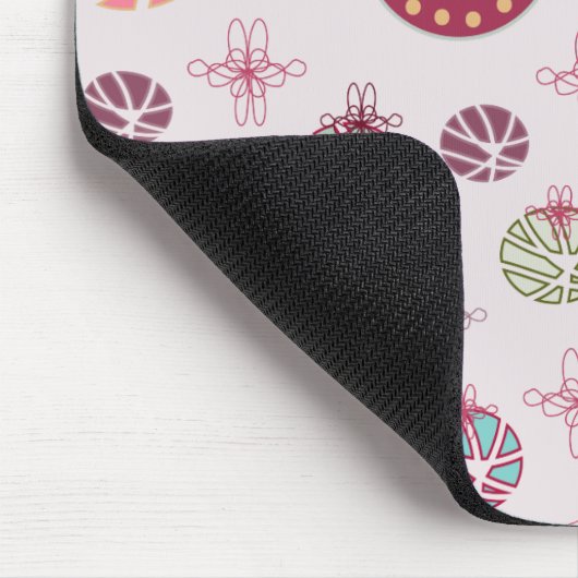 Weihnachtsschmuck Muster Mousepad (Ecke)