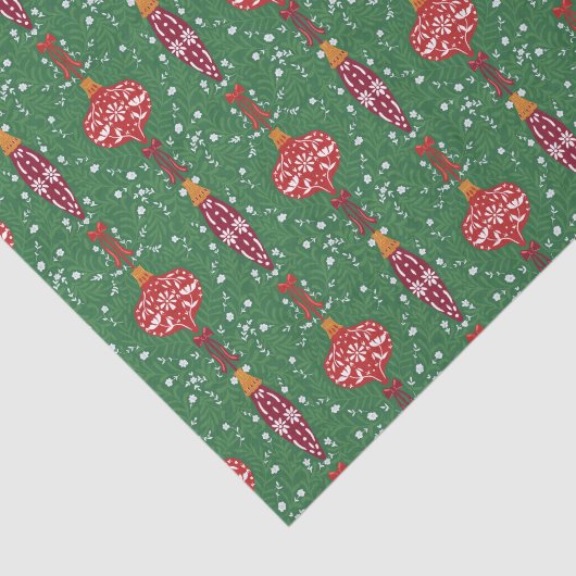 Weihnachtsschmuck Muster Seidenpapier (Ausschnitt)