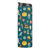 Weihnachtsschmuck Muster Thermosbecher (Nach rechts gedreht)