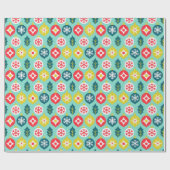 Weihnachtsschmuck Muster Weihnachtsgeschenk Geschenkpapier (Flach)