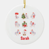 Weihnachtsschmuck nach Maß für Mädchen (Vorne)