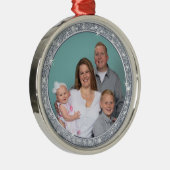 Weihnachtsschmuck nach Maß, Silberes Foto (Rechts)