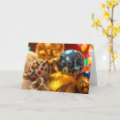 Weihnachtsschmuck Nah Karte (Gelbe Blume)