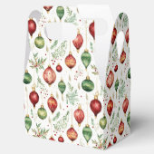 Weihnachtsschmuck - Nahtloses Muster Geschenkschachtel (Geöffnet)