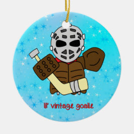 Weihnachtsschmuck, Niedlich Hockey Goalie Keramikornament