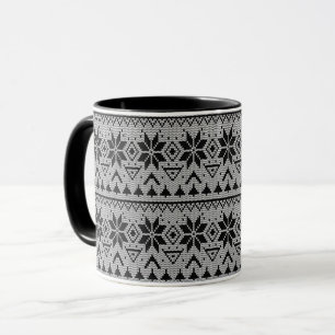 Weihnachtsschmuck nordischer Winter skandinavisch Tasse