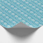 Weihnachtsschmuck nordischer Winterskandinavischer Geschenkpapier (Ecke)