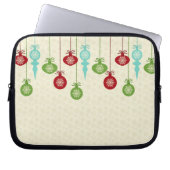 Weihnachtsschmuck Notebook- und Netbook-Sleeves Laptopschutzhülle (Vorderseite)