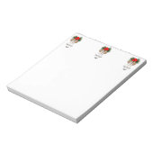 Weihnachtsschmuck Notepad Notizblock (Rotiert)