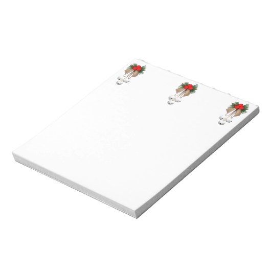 Weihnachtsschmuck Notepad Notizblock (Rotiert)