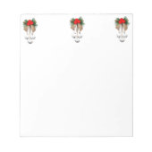 Weihnachtsschmuck Notepad Notizblock (Vorderseite)