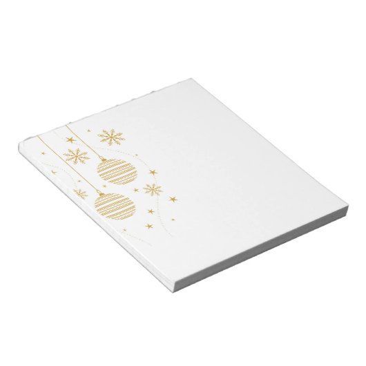 Weihnachtsschmuck Notepad Notizblock (angewinkelt)