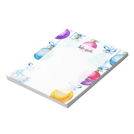 Weihnachtsschmuck Notizblock (Rotiert)