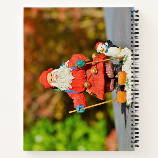 Weihnachtsschmuck Notizblock (Rückseite)